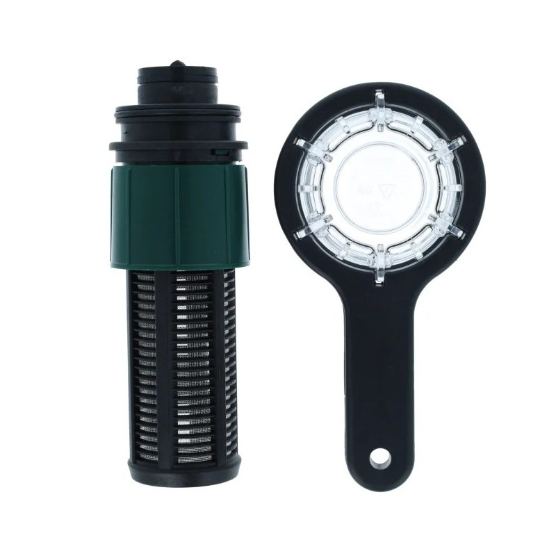 Házi kerti szivattyú szűrő egység fedéllel és kulccsal