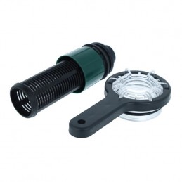 Házi kerti szivattyú szűrő egység fedéllel és kulccsal